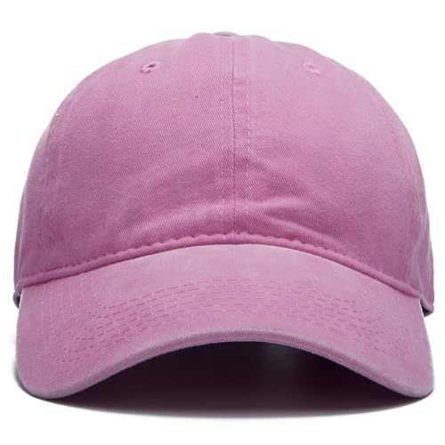 Image of Edoneery Men Women Baseball Cap-Low Profile Adjustable Washed Cotton Golf Dad Hat