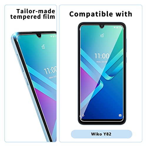 Pkila Compatibile con Wiko Y82 Vetro Temperato, [2...