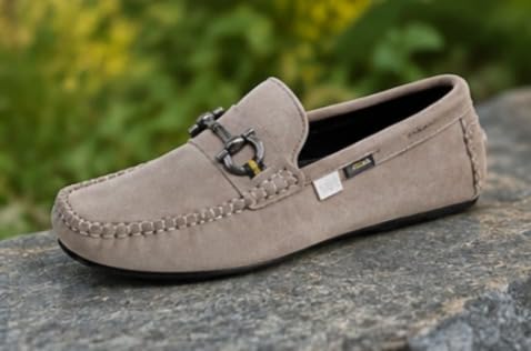 Image of BUZZBASK Men?s Synthetic Leather Loafers | Premium Soft Comfort Driving Shoes | Lightweight Casual Slip-On Moccasins for Office, Party, Anti-Skid Sole Stylish Formal Shoes