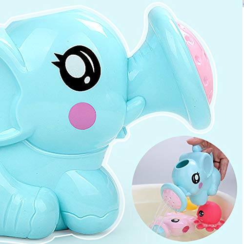 Heaven2017 Cartoon Elephant Sprinkler Baby Bath Shower Toy Pink #TOP5