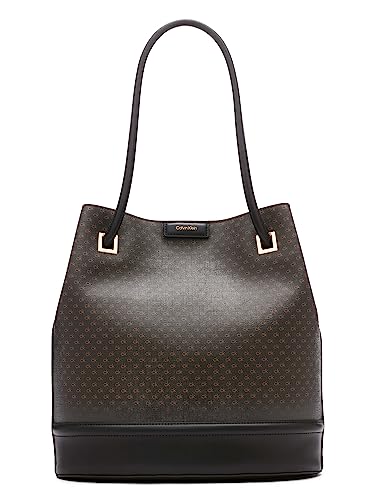 Bolso Tote para mujer Calvin Klein, piel vegana, 2 bolsillos miniatura 1