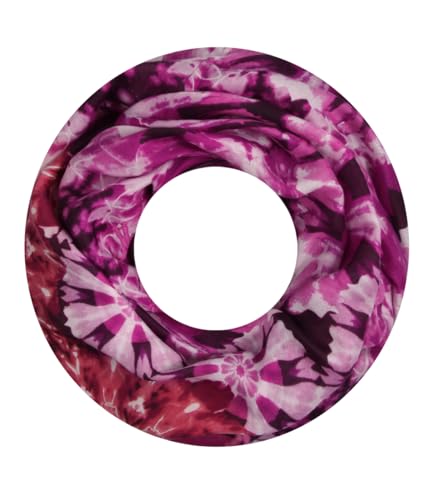 Majea Damen Loop Schal Schlauchschal Halstuch (880021) (pink 43)