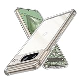 CQTMYWL 対応 Pixel 8 用の ケース 耐衝撃 TPU 衝撃吸収 薄型 軽量 クリア 擦り傷防止 指紋防止 スリム 耐久 携帯便利 柔軟 カメラ保護 （透明） 2-Pixel8-01