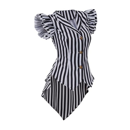 Robe médiévale gothique en mousseline de soie patchwork pour cosplay rétro - 3