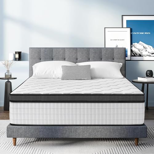 QUENSIYE Full Size Mattress 12 Inch, Ultra Comfort Memory Foam