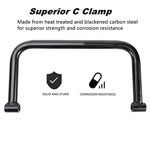 image for KUNTEC 10pcs Valve Spring Compressor Automotive Compression C-Clamp To