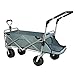 Składany Składany Wagon Festiwalowy, Dodatkowy Wózek 110 CM Na Kółkach Z Regulowanym Uchwytem Na Uchwyty Na Torby, Camping Outdoor Garden Piknik Shopping Beach, 100KG Waga Waga (Color : Light gray)