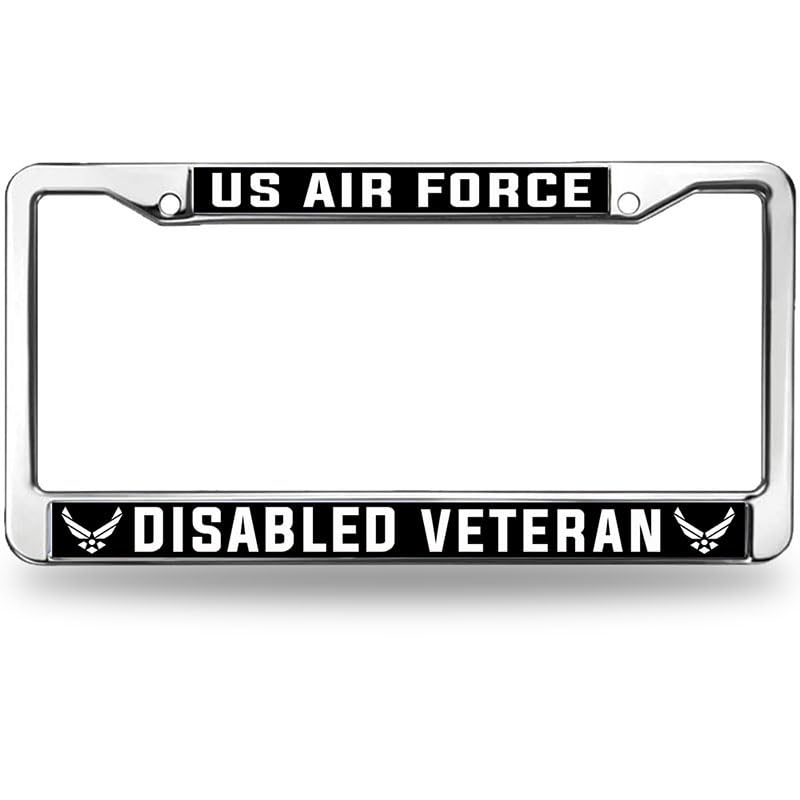 Image of US Army Support Durable License Plate Frame Veteran Solider Pride License Plate Frame Religious for Veterans