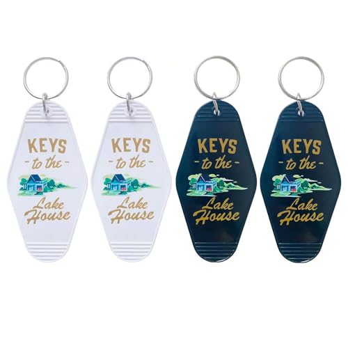 Image of Keys To The Lake House Keychain Funny Lake House Key Chain Lake House Accessories New Home Gifts