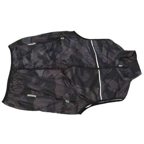 Cooling Vest, Super Thin, 2 Fans, Sunproof Coating, Breathable Airconditioned Clothing, USB Powered for Outdoor Work (L)