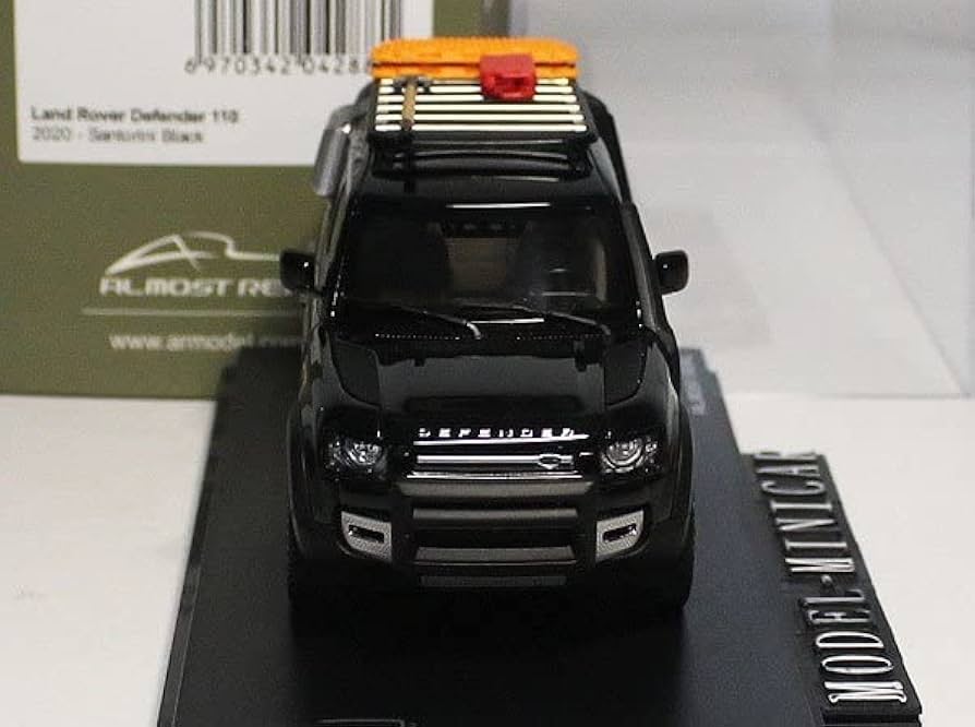 1/43 ランドローバー　ディフェンダー110 ブラック　2014 ミニカー Amazon.co.jp: 1／43 ランドローバー ディフェンダー110