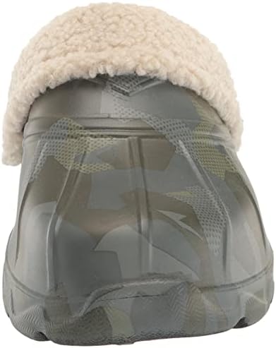 BASS OUTDOOR Men's Field Slide Lined Slipper, GRN CAMO/BLK, 13 | Image 1