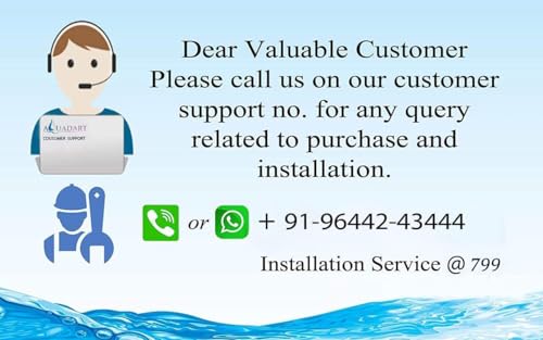 Image of AquaDart 50 LPH Commercial RO Water Purifier Plant with TDS Adjuster 50 Litre Blue Stainless steel Full Automatic with TDS Adjuster