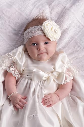 Cherished Moments Sterling Silver Bracelet for Girls with High-End Simulated Pearls and Crystals with a Dainty Infinity Cross Charm2