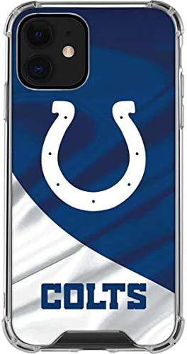 Skinit Clear Phone Case Compatible with iPhone 12 - Officially Licensed NFL Indianapolis Colts Design