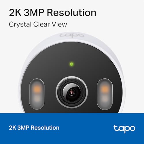 Image of Tapo 2K Indoor /Outdoor Wired Security Camera - Works as a Baby Monitor & Pet Camera, Person /Motion /Baby Cry Detection, 2-Way Audio, Siren, Subscription-Free Local Storage or Optional Cloud, C113