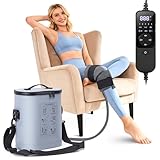 Cold Therapy Machine, Portable Ice Machine for Knee After Surgery，Programmable Knee Replacement Recovery System, Cryotherapy for Post Surgery Recovery Sports Injuries, Reduce Swelling, Circular Gray
