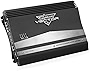 4-Channel High Power MOSFET Amplifier - Slim 2000 Watt Bridgeable Mono Stereo 4 Channel Car Audio Amplifier w/ Crossover Frequency and Bass Boost Control, RCA input, and Line Output - Lanzar VCT4110