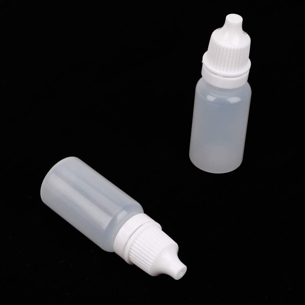 10 Bottiglie Vuote Da 30, 50 E 100 Ml, Con Dosatore Contagocce In Vari