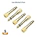 Cable Matters 5-Pack 1/4 to 1/8 Headphone Adapter, 6.35mm to 3.5mm Adapter Male to Female, Gold Plated Stereo Headphone 3.5mm to 1/4 Converter