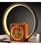 Sunrise Alarm Clock with 12 Lighting Modes, 20 Brightness Smart Wake Up Light, Night Light, 10 Al...