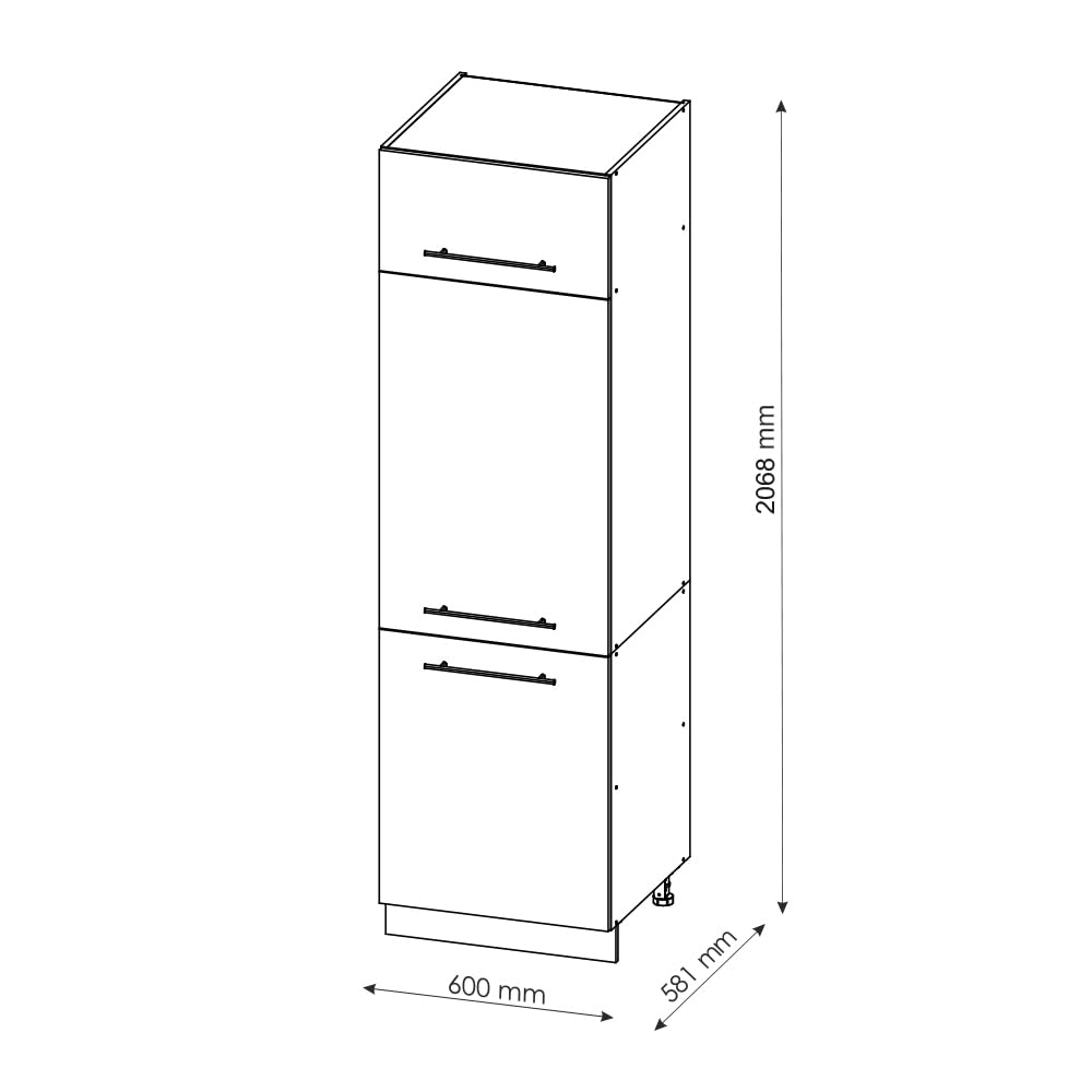 Fascicolo Freddo Fame-Line 60 cm White Gloss Combinazioni - Dettaglio