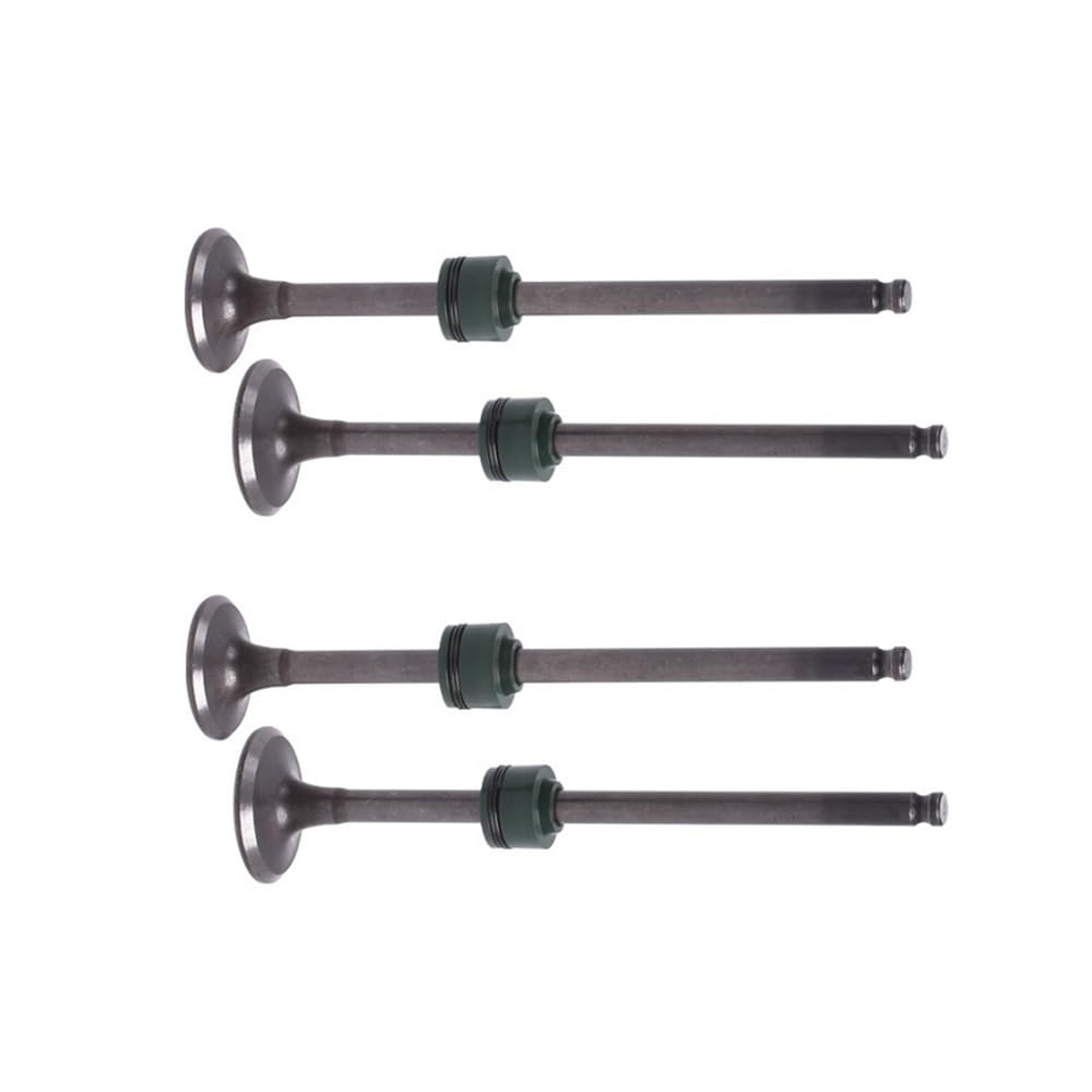 Intake and Exhaust Valve Stem Kit Fit for Kawasaki ZXR250 ZR250 Balius 4mm 4 Cylinder 16 18.5x82.4x4mm 16.6x82mm Motorcycle Engine Parts(2X Intake 2X Exhaust)
