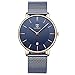 Produktbild BEN NEVIS Herren Uhren Ultra Flach Schwarze Minimalistische Wasserdicht Analog Quarz Männer Armbanduhr Datumsanzeige Klassisch Moderne Uhr mit Edelstahl Armband