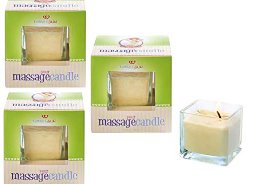 3 Stück Massageöl-Kerze Geschenkset Massagekerze Bademeisterei Cover