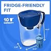 Brita Everyday Elite Water Filter Pitcher, Removes 99% of Lead, Includes 1 Filter, 10-Cup Capacity, Black