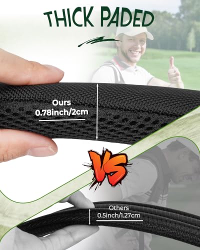 Image of BIG TEETH Golf Bag Straps Swivel Backpack Straps Golf Bag Double Strap, Backpack Straps Replacement Adjustable Bag Strap