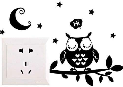 Wall Stickers Under Nightlights Vinyl for Home Decor Decals Removable Sweet Switch Stickers 20X13Cm