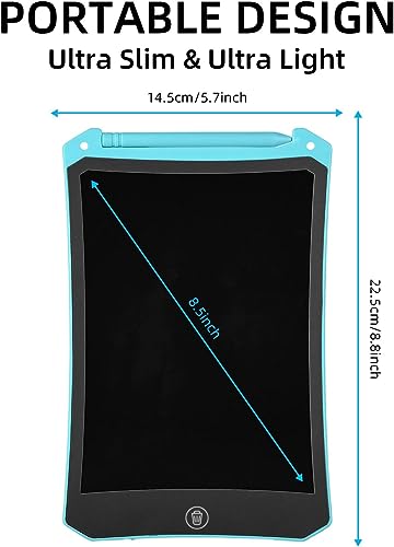 LUHI 12 Inch Ruffpad, Portable Re-Writable LCD E Writing Pad, Digital ...