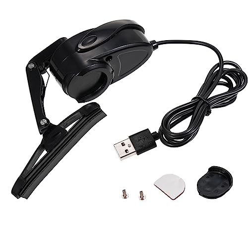 GoolRC Helmet Windshield Wiper, Motorcycle Helmet Wiper, USB Motorcycle Helmet Windshield Wiper Mini Electric Wiper Universal Waterproof Helmet Windshield Wiper Compatible with Most Visor