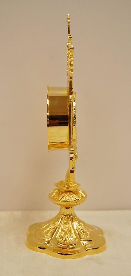 Miniatura 4 de Relicario tradicional de la iglesia gótica chapada en oro para su reliquia (CCG-10G)