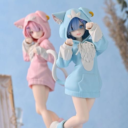 Figura de Anime Rem y Ram 21.5 cm, Modelo Coleccionable miniatura 6