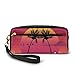 Produktbild Pencil Case Pen Bag Pouch Stationary,Girl Lying Down In A Hammock Caribbean Coast Relax Vacation Sunset,Small Makeup Bag Coin Purse