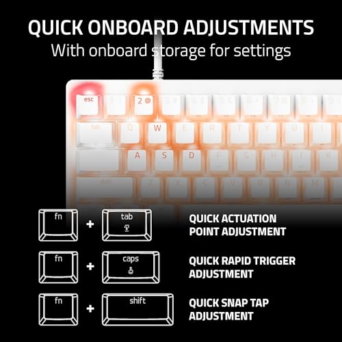 Razer Huntsman V3 Pro Mini 60% Esports Gaming Keyboard, White - image 6