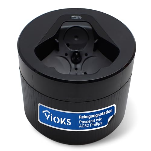 VIOKS Reinigungsstation AC52 AC52/01 Ersatz für Philiрs Quick Clean Pod 422203997043 300005868601 - Rasierer Reiniger Schnellreinigungs-Pod für Philiрs Rasierer Herren Serie 5000, 7000, 9000