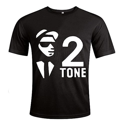 2-Tone Two Tone Ska Slogan Personalised Colours Unisex T-Shirt Gift, Multicoloured, S-XXL