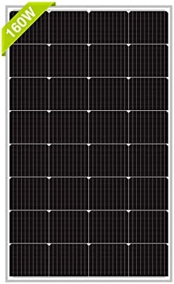 Newpowa 50W Solar Panel 50W Watts  12V Volts  Monocrystalline PV Module High Efficiency Battery Maintainer Power For Battery Charging Of Boat Rv Camper Suv And Other Off Grid Applications