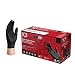 AMMEX - BX3D49100-BX - Nitrile Gloves - Disposable, Powder Free, Latex Free, 4mil, Food Safe, XXLarge, Black(Box of 200)