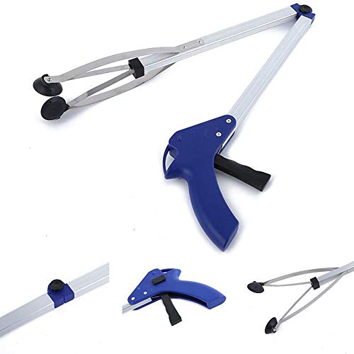 Image of GNEY Foldable Pick Up Reaching Tool Grabber Picker Claw Gripper Kitchen Litter Reaching Picker Helping Hand Tools