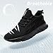 Men Running Shoes Tennis Walking Gym Slip On Workout Athletic Fashion Sneakers Lightweight Breathable Sport Jogging Casual Shoe Black Size 10