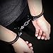 Holt 2 Pairs Double Lock Handcuffs | Black Steel Welded Chain with 4 Keys | 2pc Set | Bonus Multi Tool Key Chain