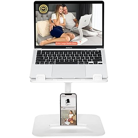 Delapra Laptop Stand with Phone Holder Cover