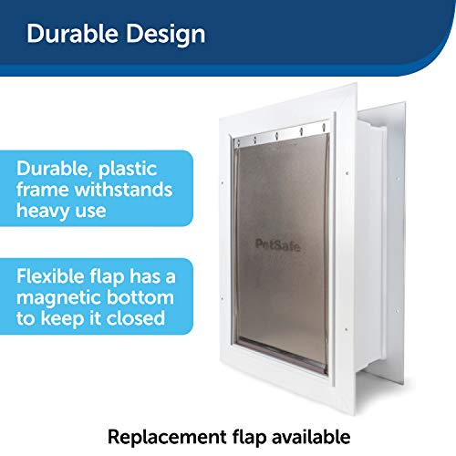PetSafe NEVER RUST Wall Entry Pet Door – Telescoping Body – Insulates Higher than Steel Doorways, Power Environment friendly Cat & Canine Door – Inside & Exterior Partitions, Weatherproof, Straightforward to Set up & Clear – M PetSafe NEVER RUST Wall Entry Pet Door – Telescoping Body – Insulates Higher than Steel Doorways, Power Environment friendly Cat & Canine Door – Inside & Exterior Partitions, Weatherproof, Straightforward to Set up & Clear – M