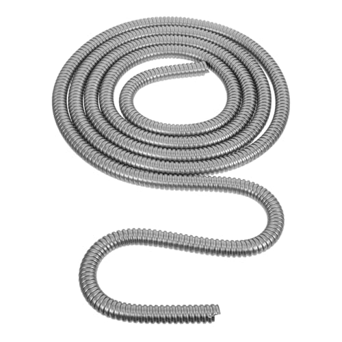 HONITANO Gaine Flexible en Acier Inoxydable - Tube métallique électrique - Gaine de câblage résistante aux Chocs pour systèmes domotiques et Protection...