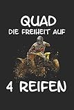 offroad reifen test motorrad  Quad Die Freiheit auf 4 Reifen: Quad Offroad Motorsport Lustig Geschenk Notizbuch