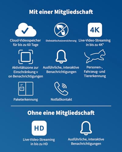 Arlo Essential 2 HD Akku Überwachungskamera Aussen WLAN, Kabellos, 1080p Video, Farbnachtsicht, Licht, Bewegungsmelder, Sirene… – Ansicht 4